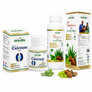 Triphala With Alovera & Calcium Tablets Combo